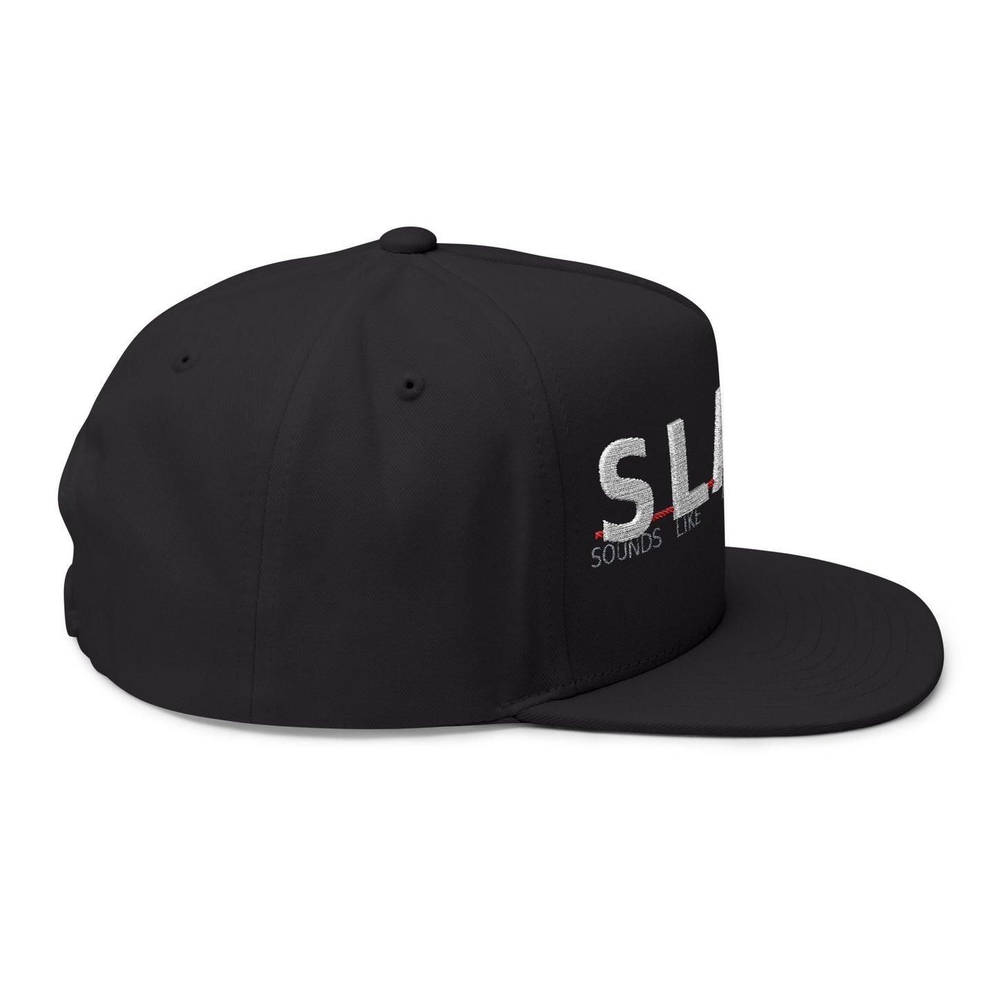 SLAYP Snapback Flat Bill Cap — "Sounds Like A You Problem" Embroidered Trucker Hat
