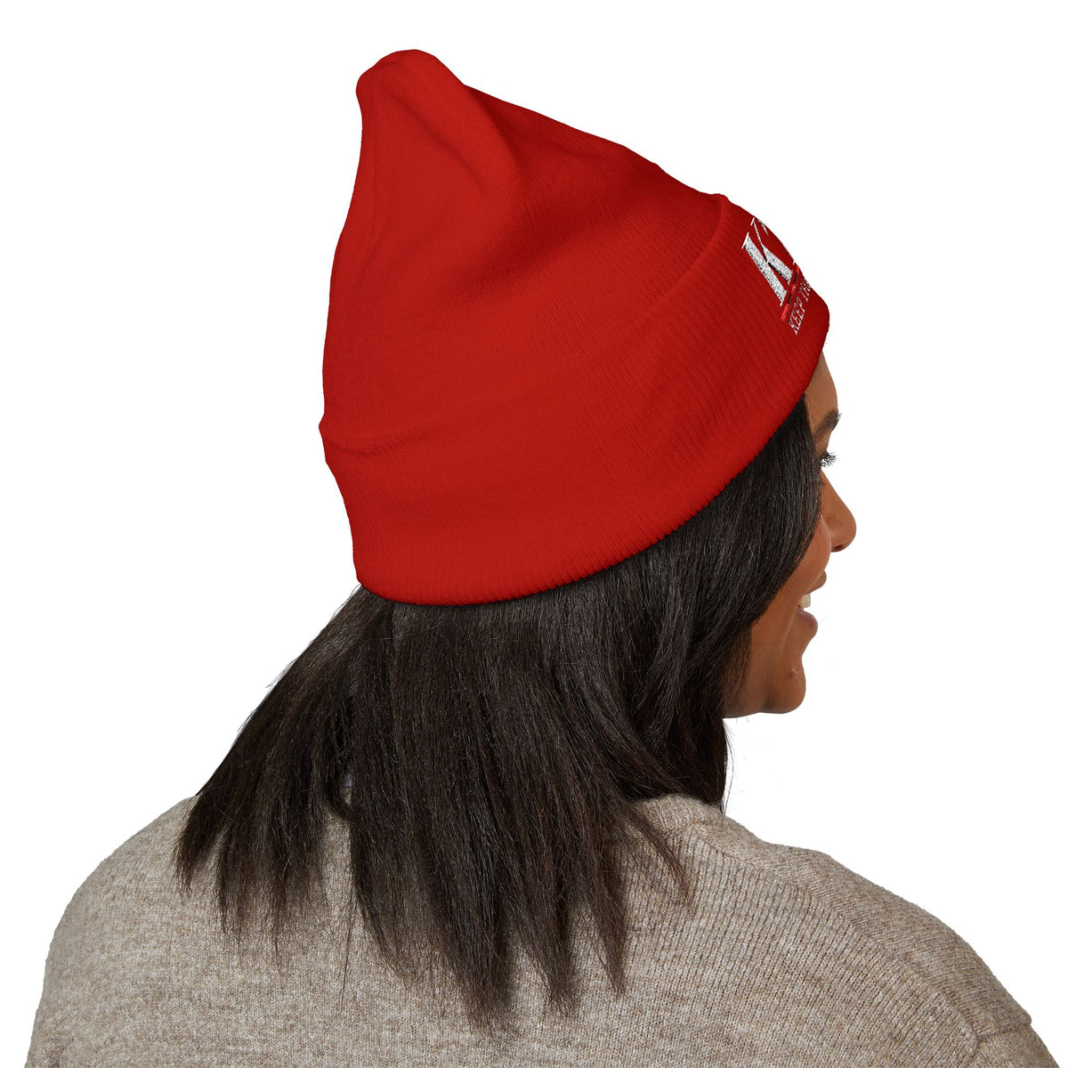 KTSE Embroidered Cuffed Beanie — Keep That Same Energy