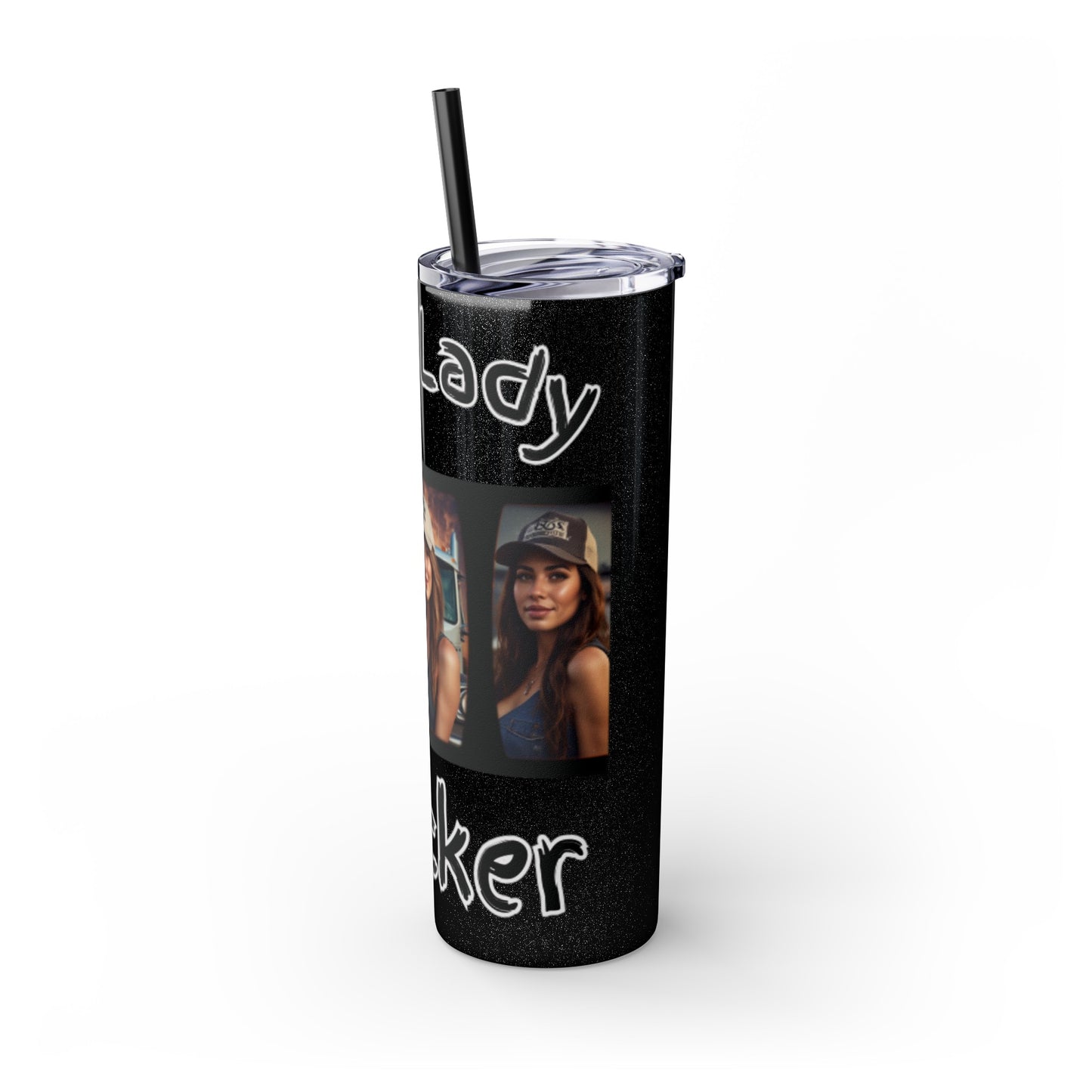 Boss Lady Trucker Tumbler with Straw, 20oz