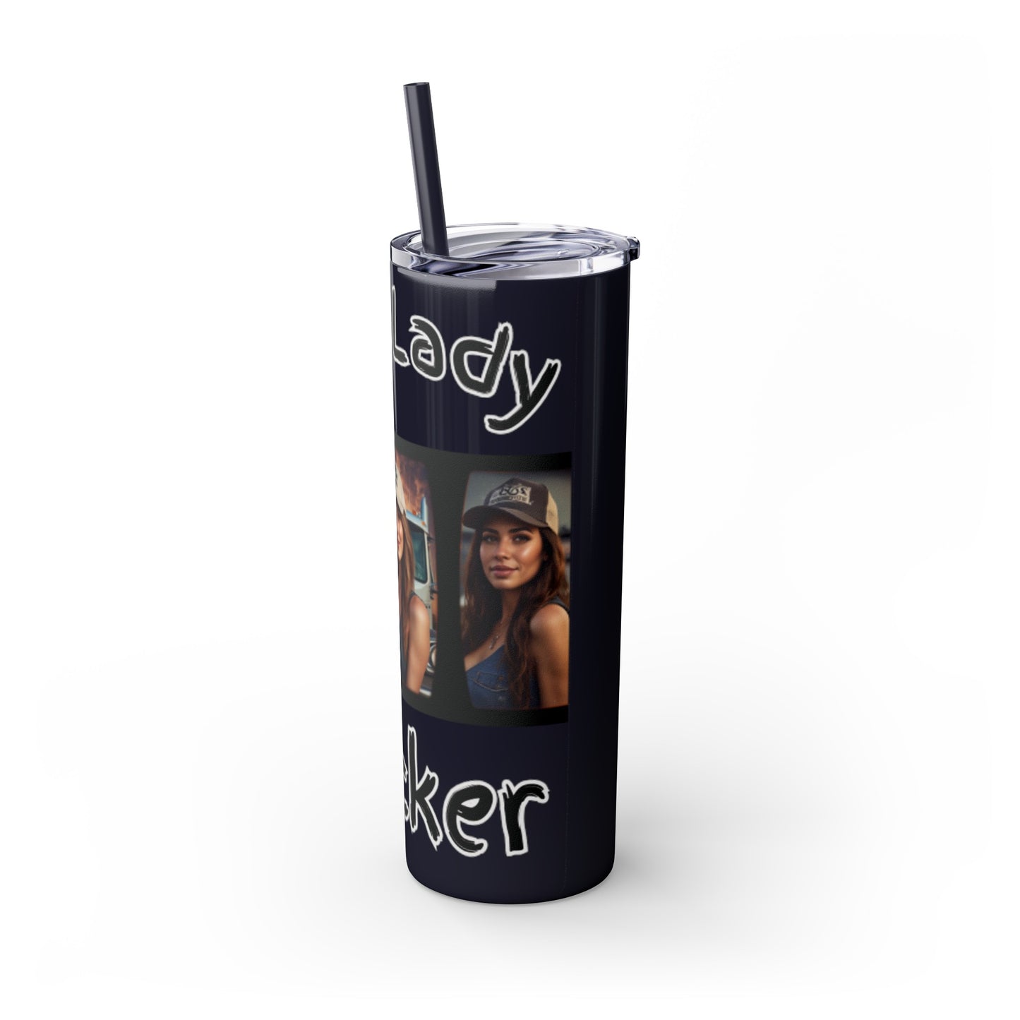 Boss Lady Trucker Tumbler with Straw, 20oz