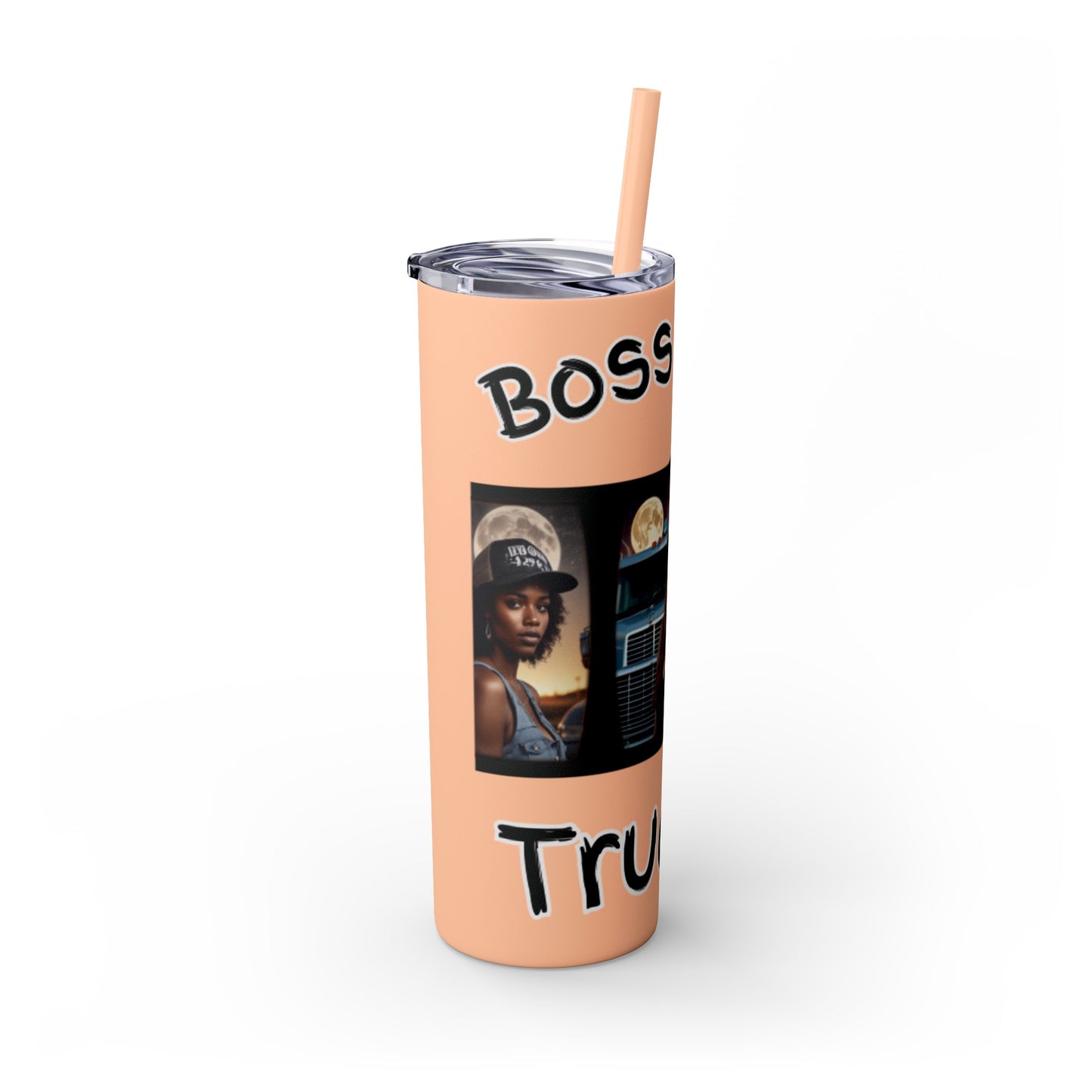 Boss Lady Trucker Tumbler with Straw, 20oz