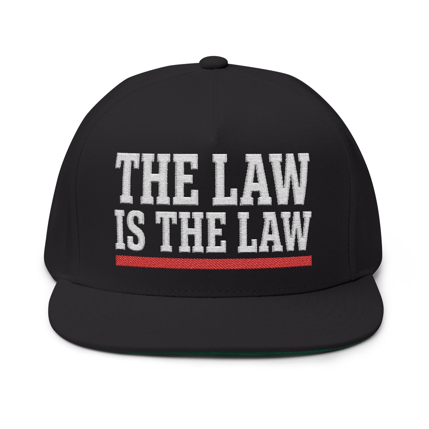 The Law Is the Law — Embroidered Snapback