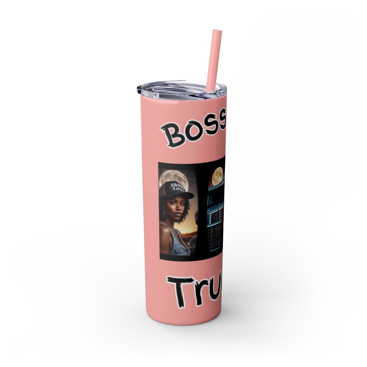 Boss Lady Trucker Tumbler with Straw, 20oz