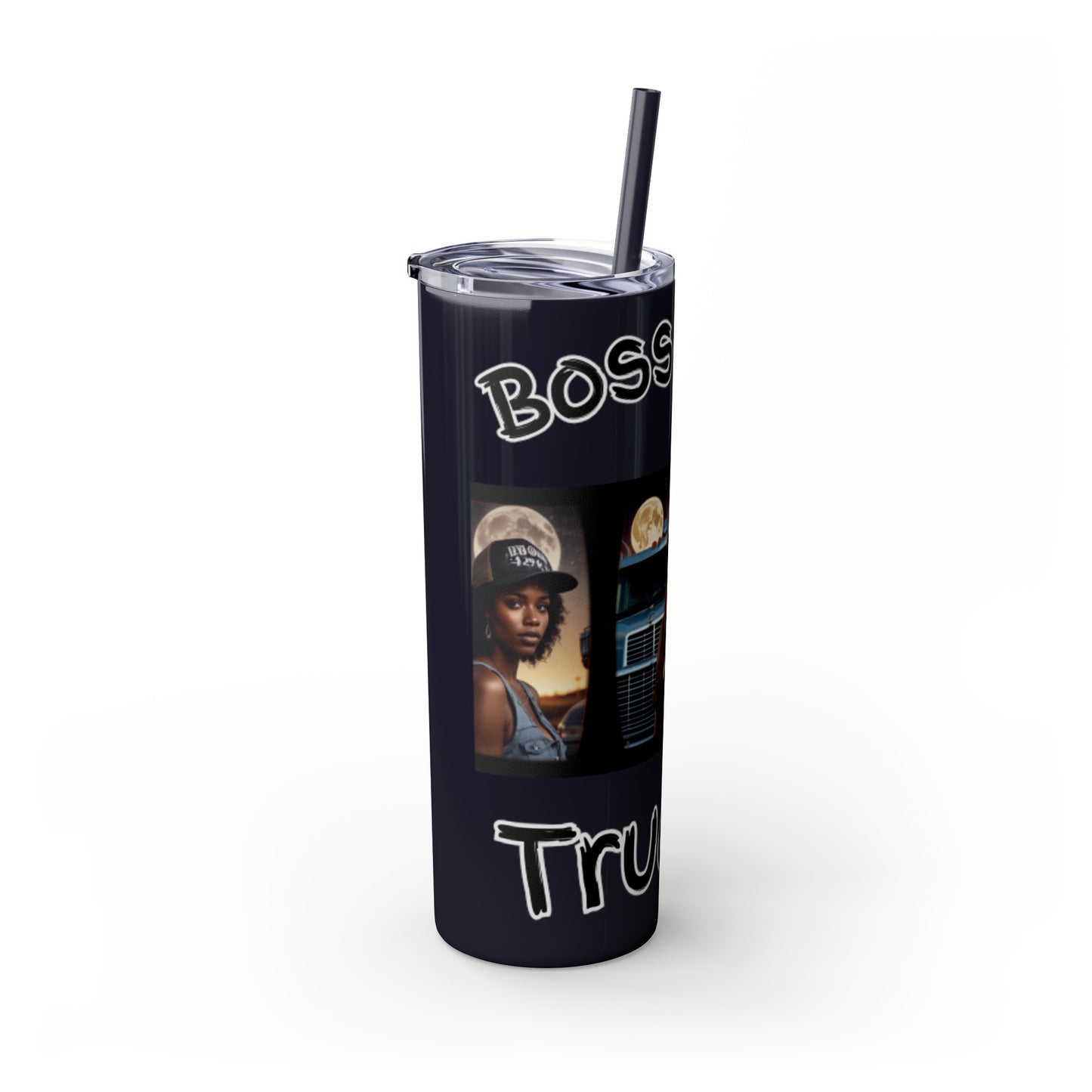 Boss Lady Trucker Tumbler with Straw, 20oz