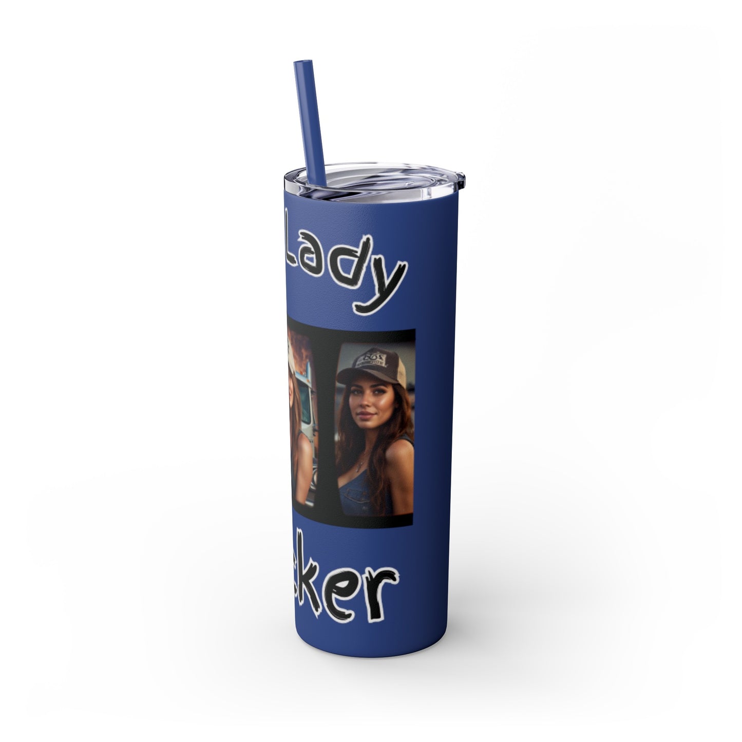 Boss Lady Trucker Tumbler with Straw, 20oz