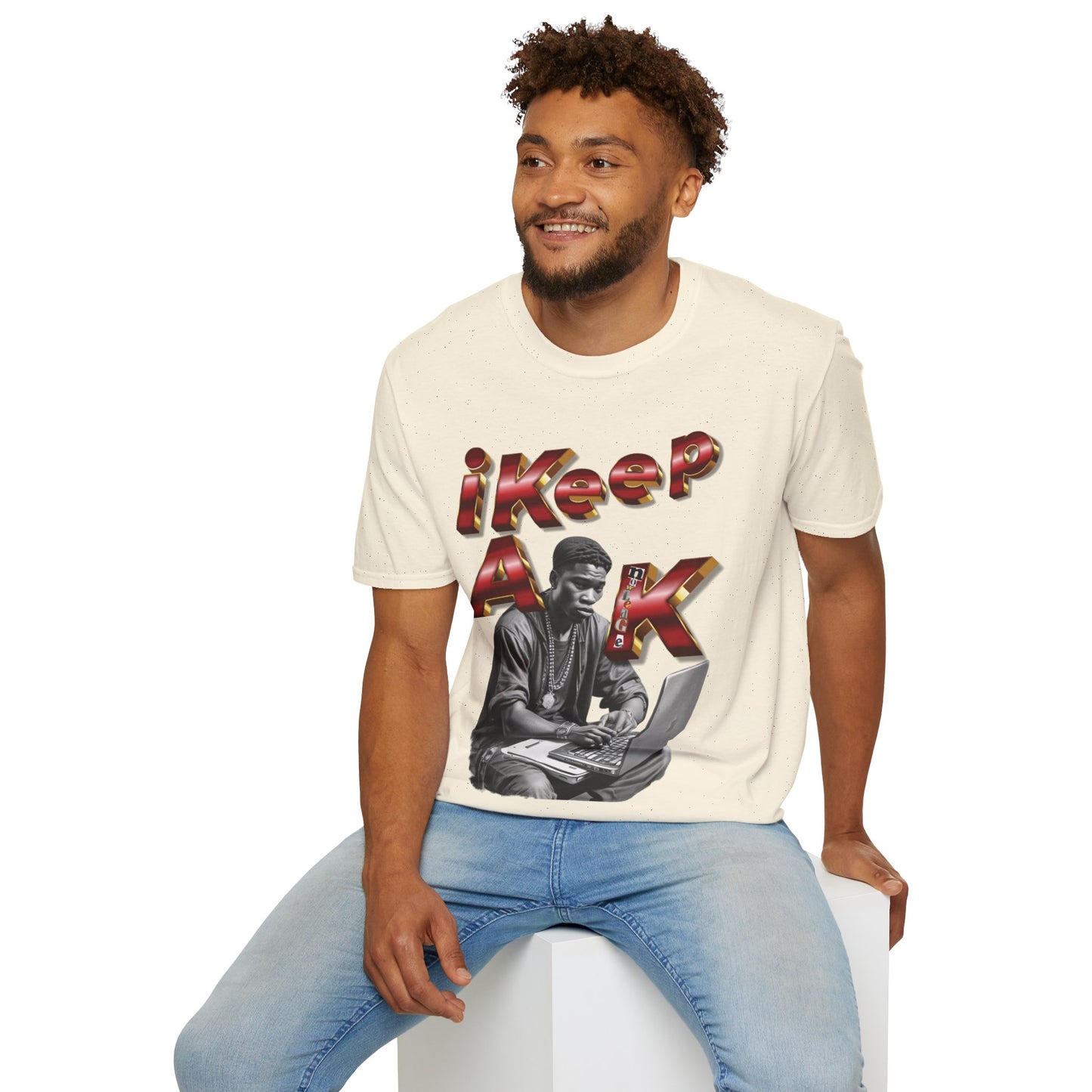 i KEEP A K(nowledge) Unisex Softstyle T-Shirt