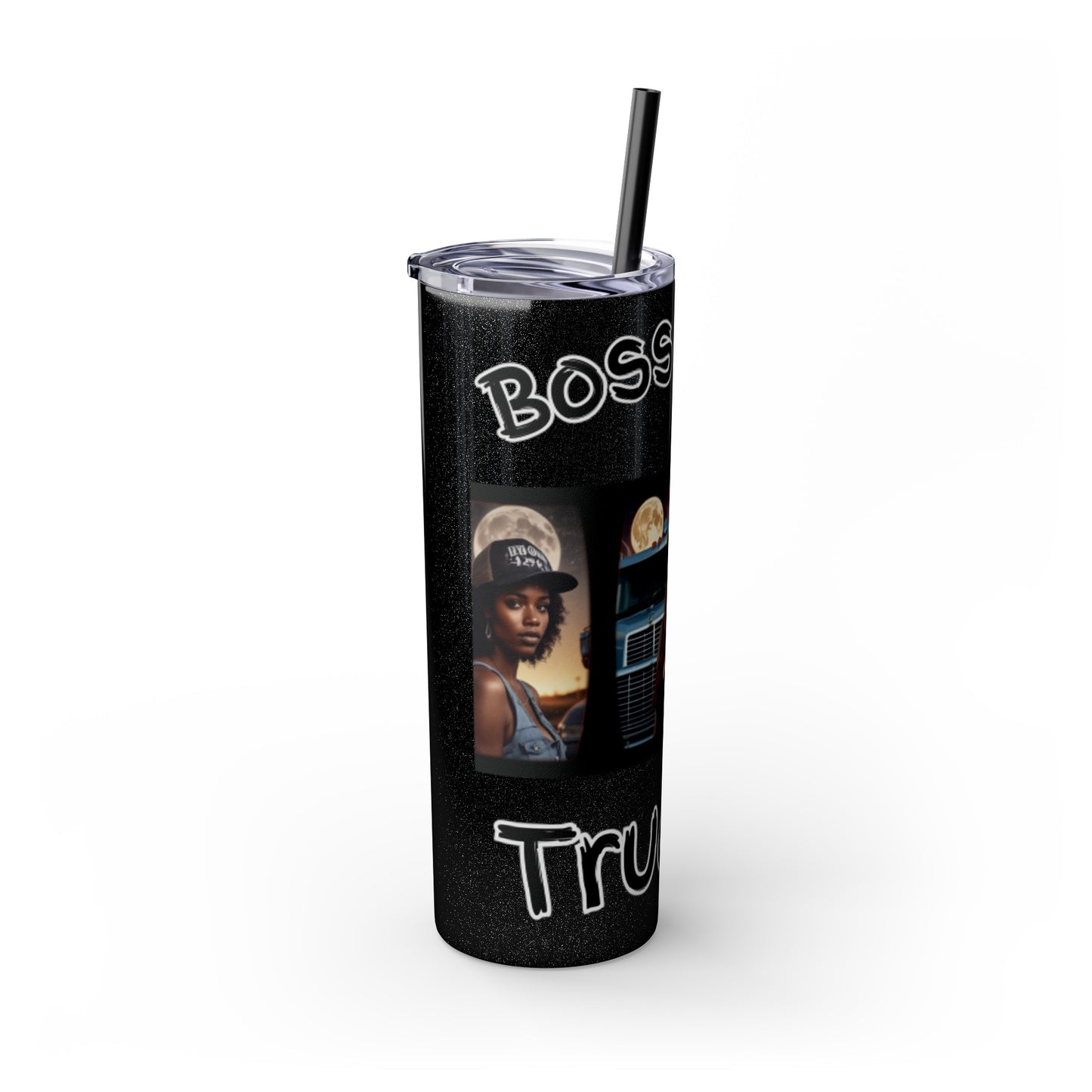 Boss Lady Trucker Tumbler with Straw, 20oz