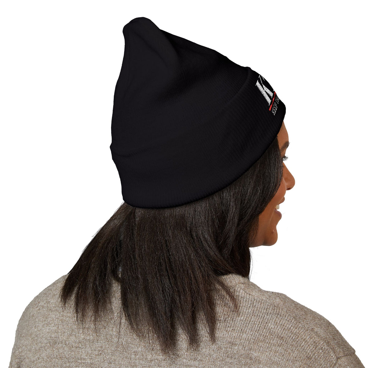 KTSE Embroidered Cuffed Beanie — Keep That Same Energy