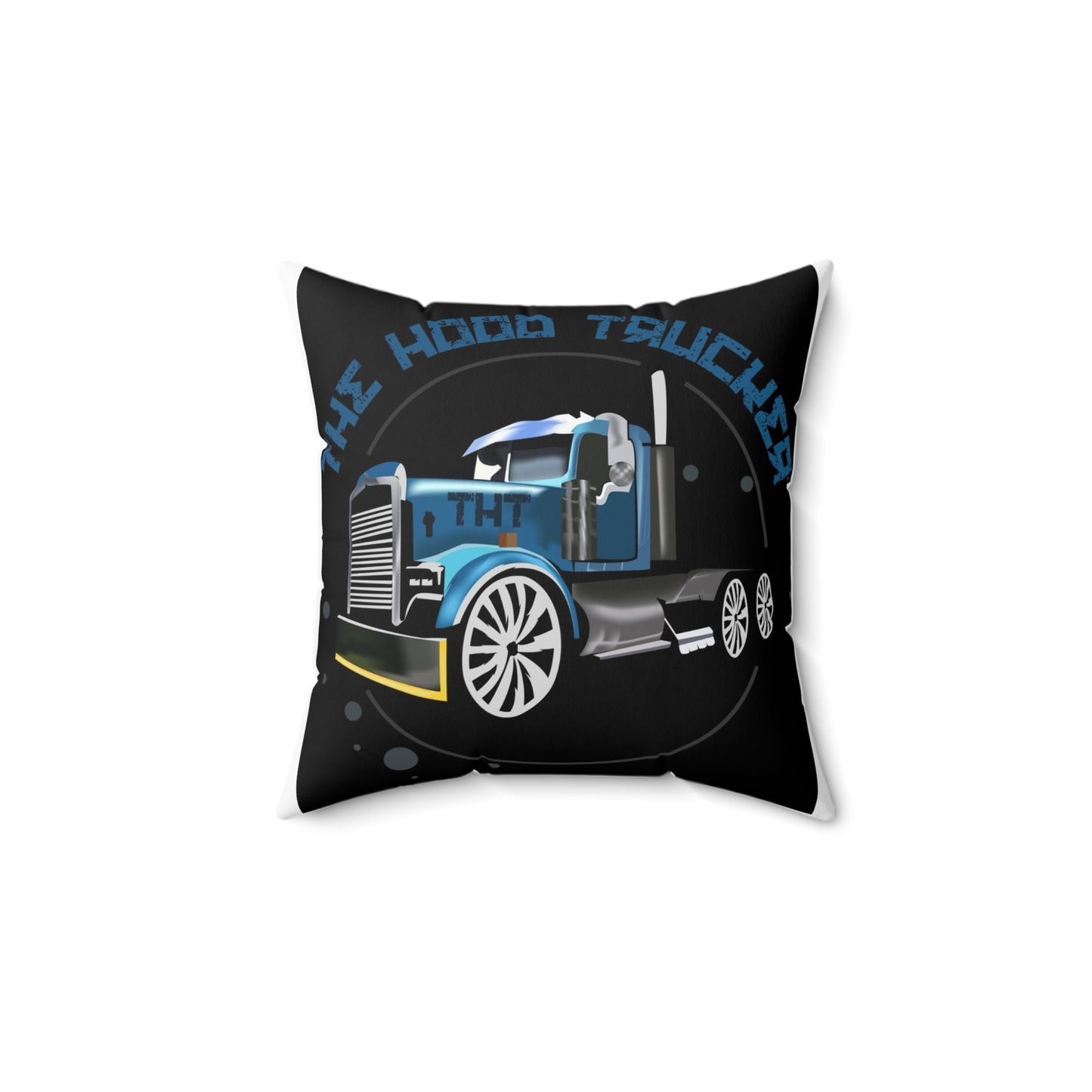 The Hood Trucker Spun Polyester Square Pillow